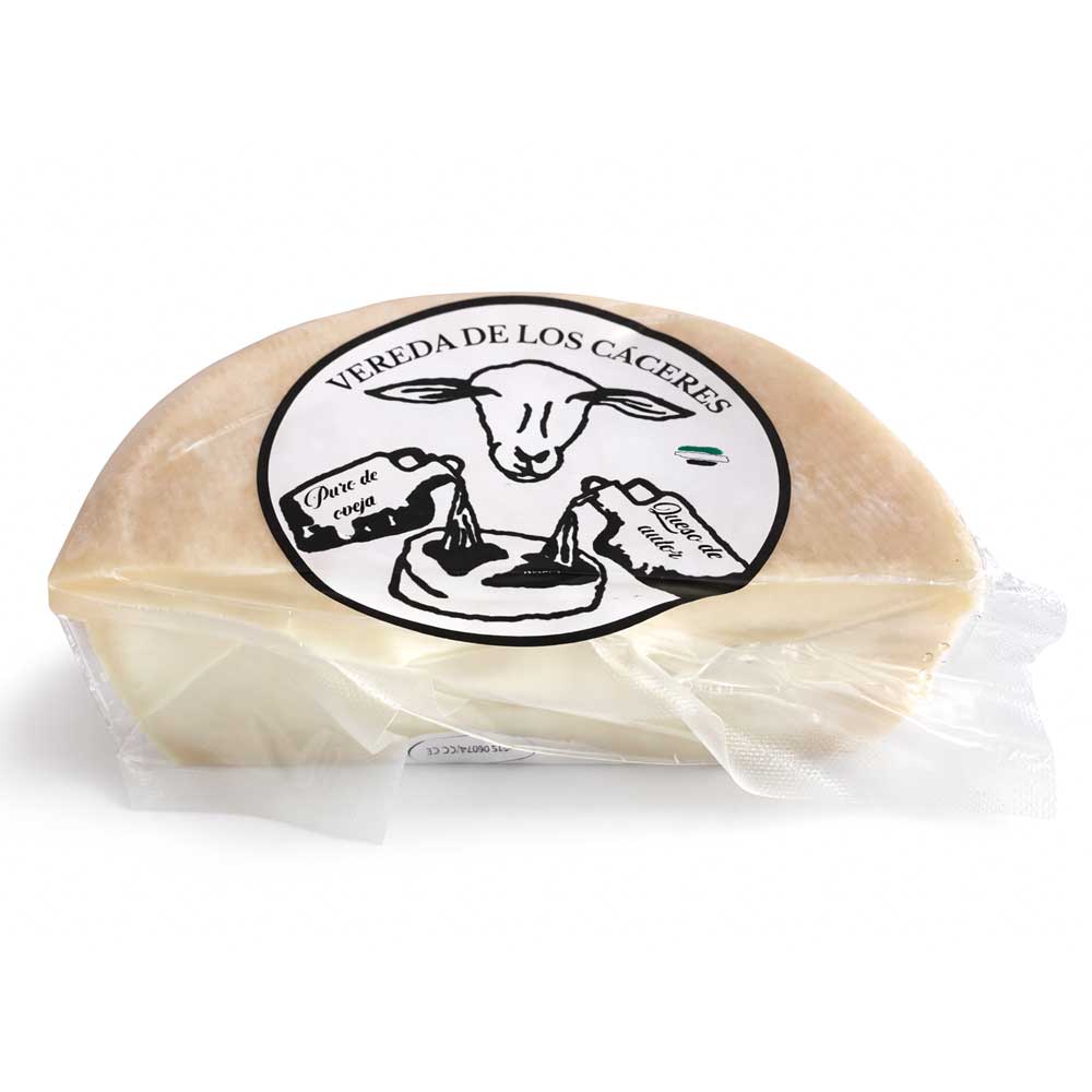 Cuña de queso madurado de oveja Vereda de los Cáceres.