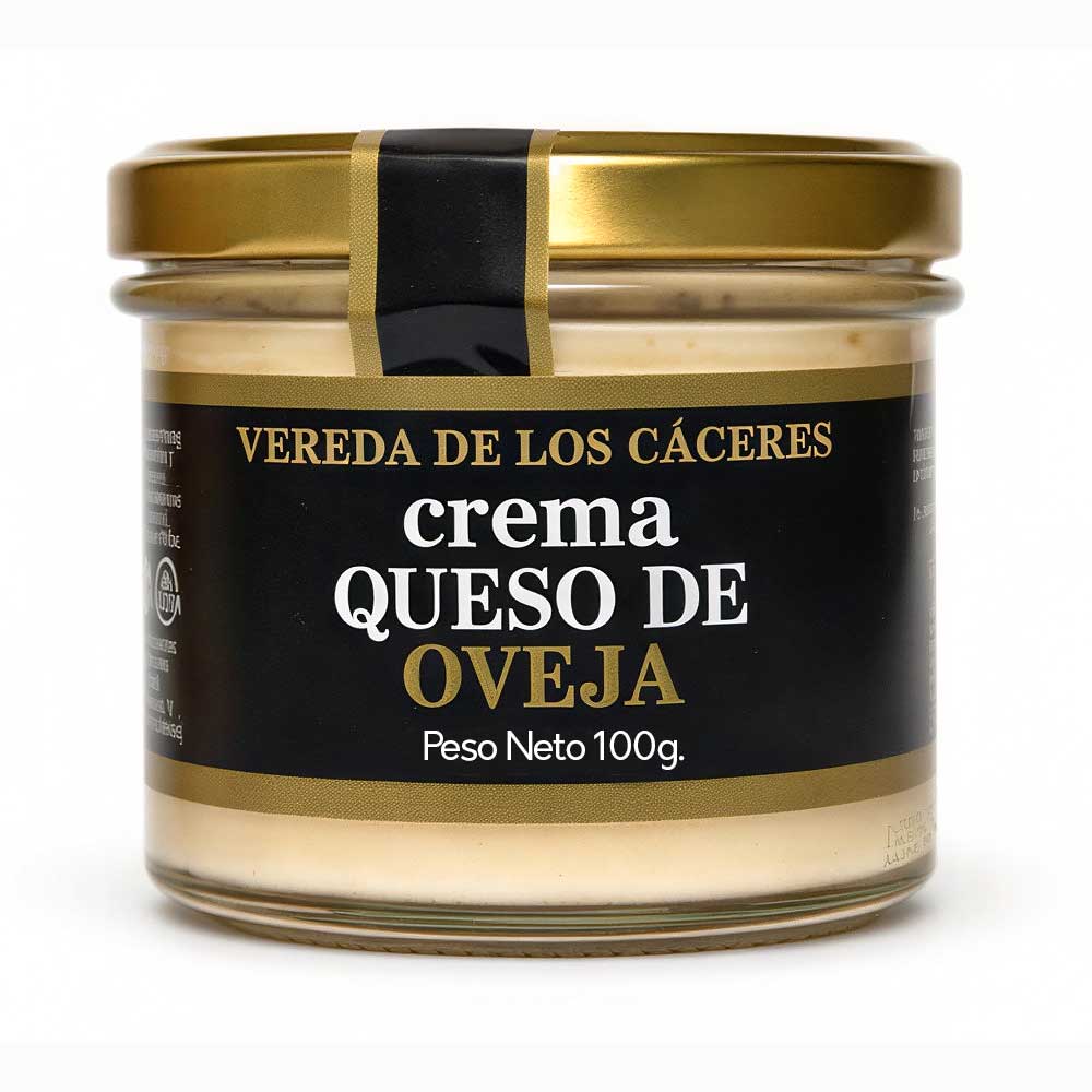 Tarro de crema de queso de oveja de la Vereda de los Cáceres.
